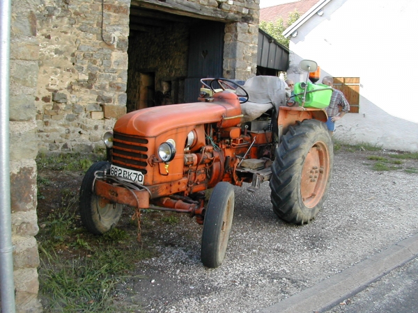 moteur de tracteur